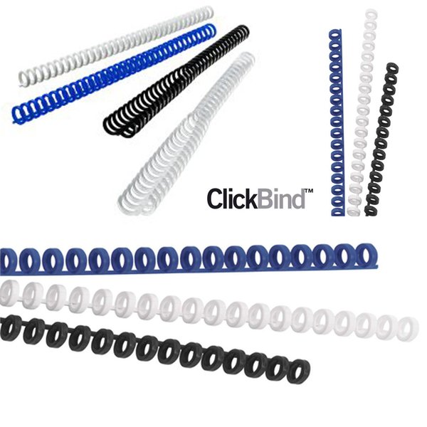 GBC Plastikbinderücken ClickBind 50er Pack