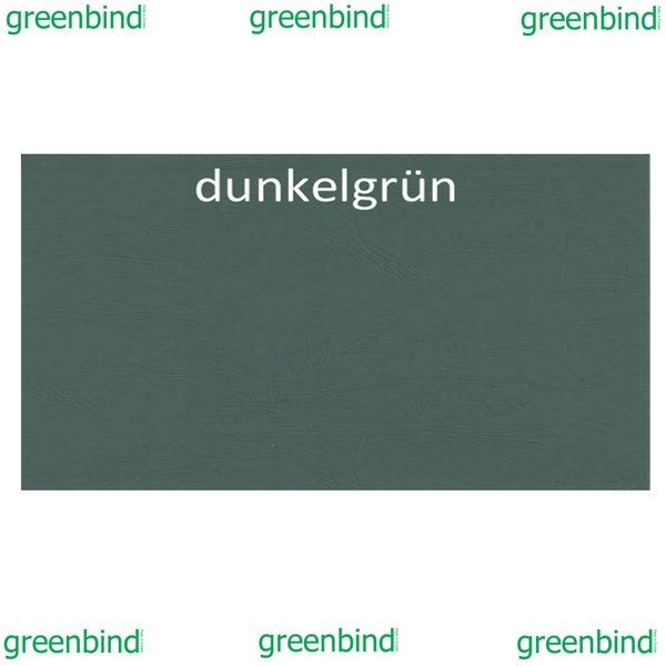 greenbind Deckblätter Lederstruktur (Made in Germany)